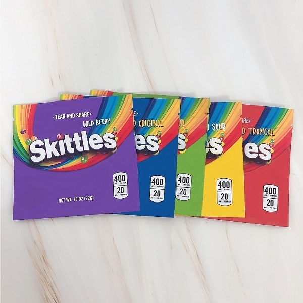 Skittles mylar bag